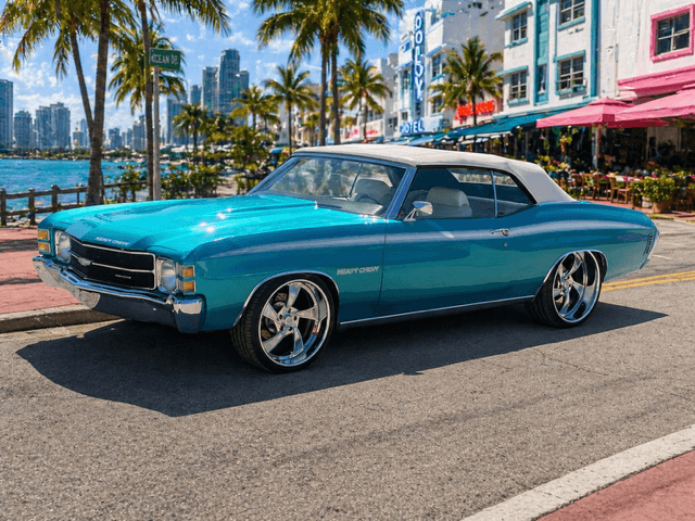 1971 Chevrolet Chevelle Hardtop in Tropical Turquoise