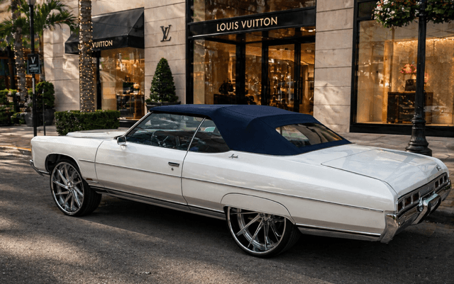 1973 Chevrolet Caprice Convertible in Cameo White